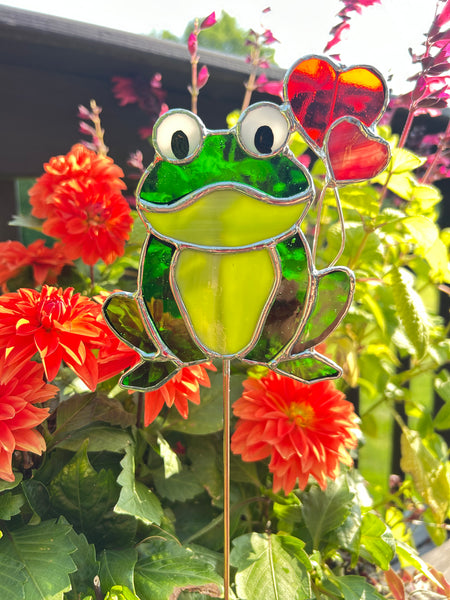 Freddie Frog Garden Stake