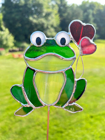 Freddie Frog Garden Stake